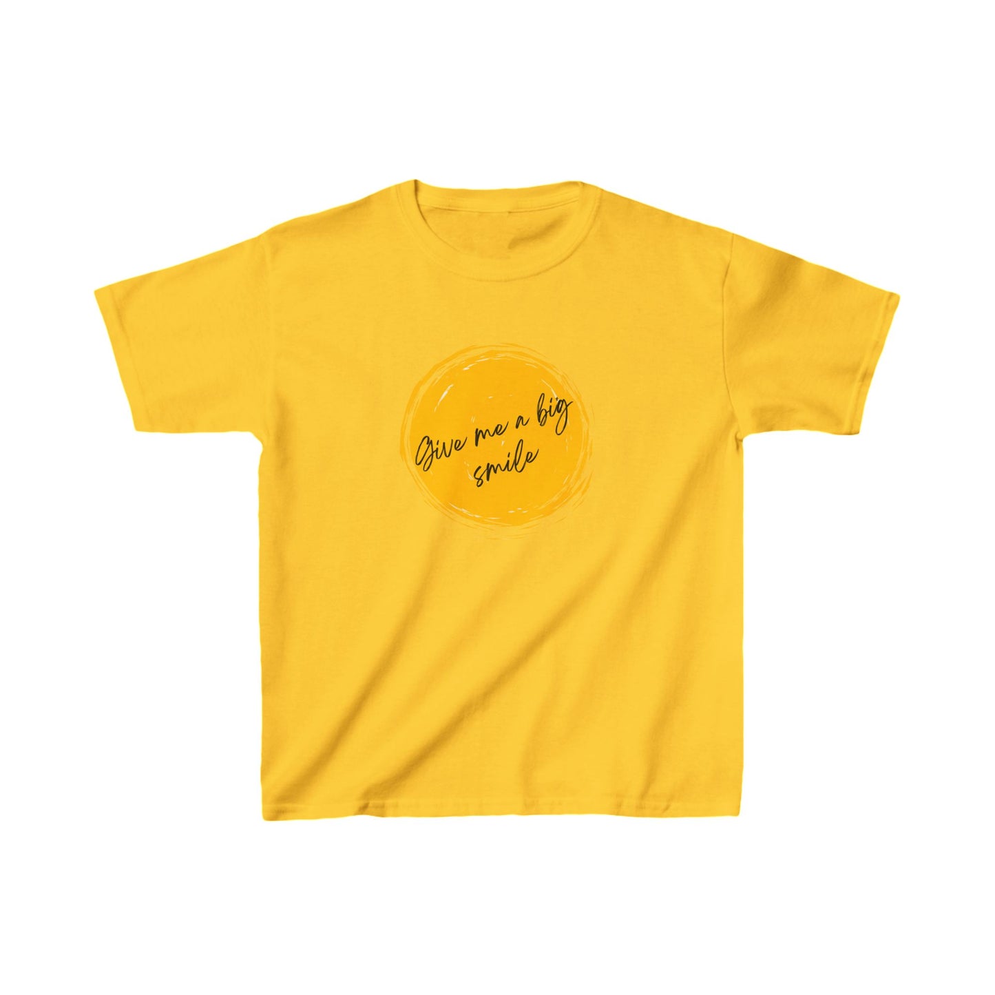 Kids Heavy Cotton™ Tee ***Give Me A Big Smile***