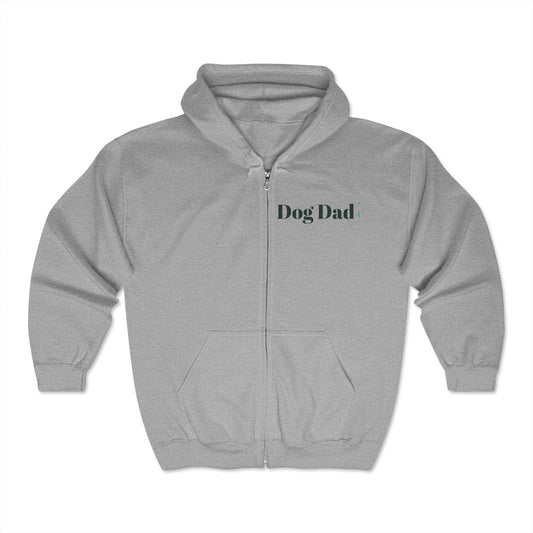 Unisex Heavy Blend™ Full Zip Hooded Sweatshirt - Dog Dad