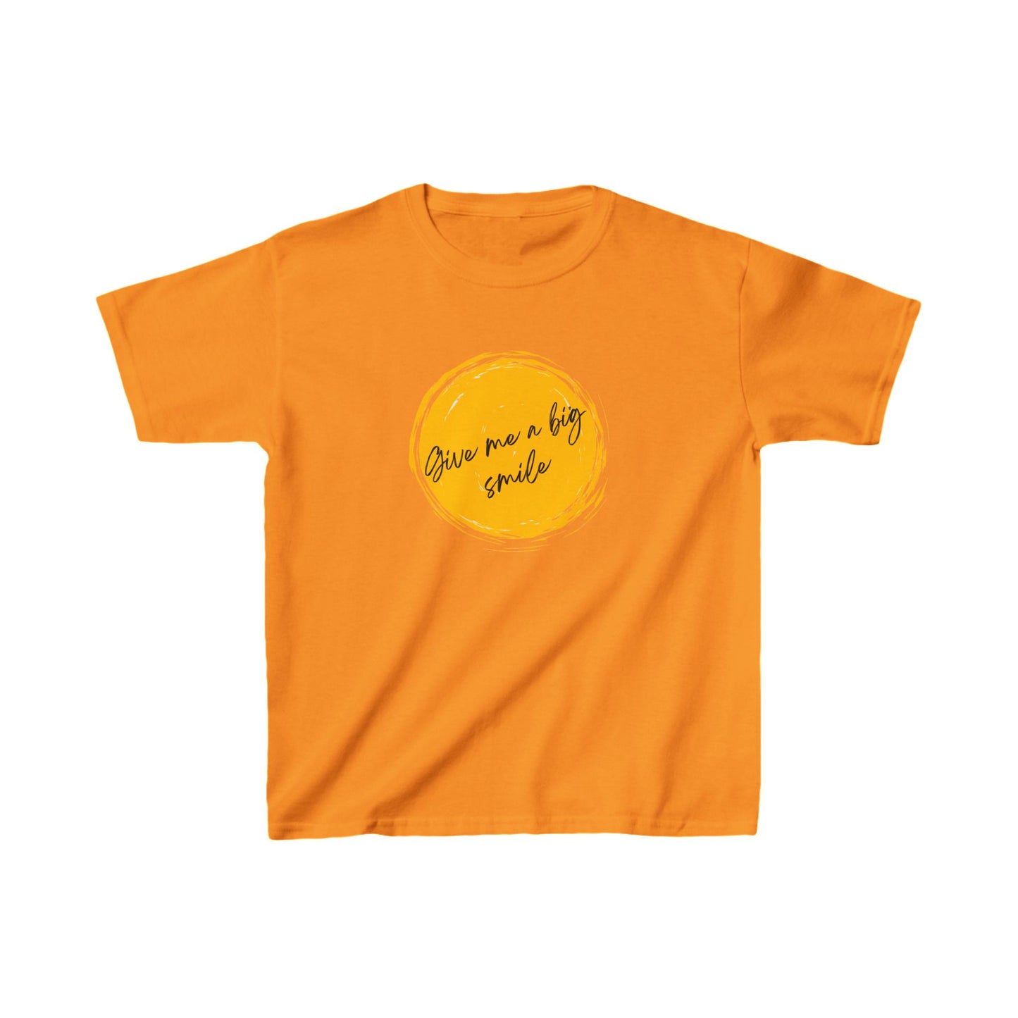 Kids Heavy Cotton™ Tee ***Give Me A Big Smile***