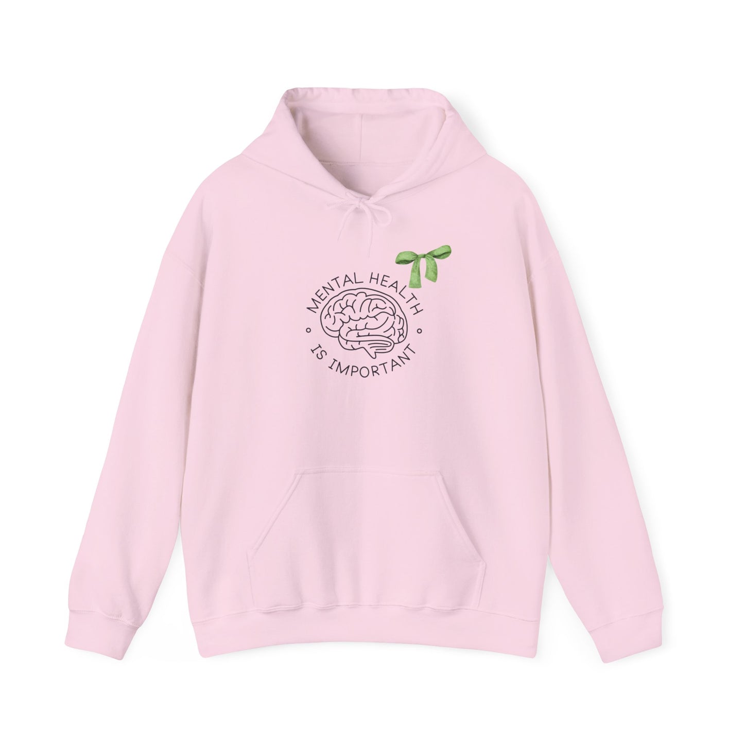 Stay cozy and warm with this Mental Health Is Important Hoodie.