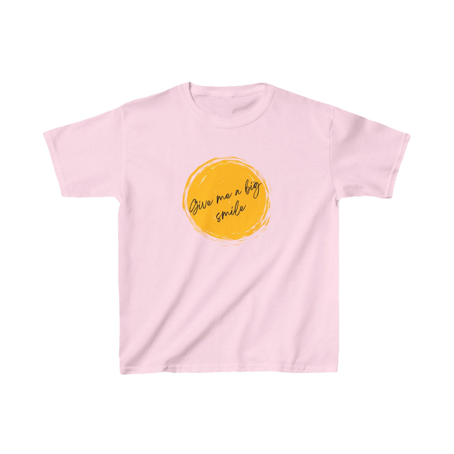 Kids Heavy Cotton™ Tee ***Give Me A Big Smile***