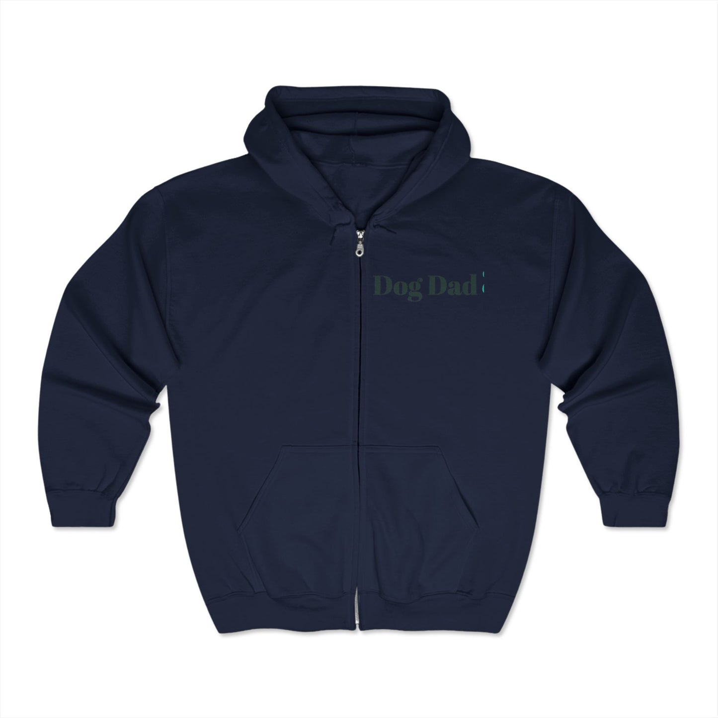 Unisex Heavy Blend™ Full Zip Hooded Sweatshirt - Dog Dad