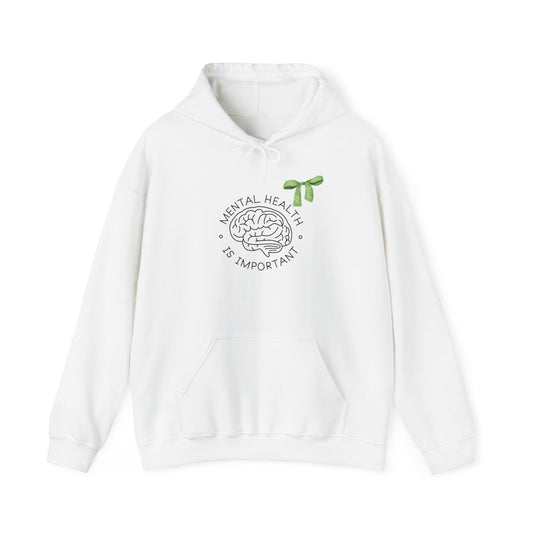 Stay cozy and warm with this Mental Health Is Important Hoodie.