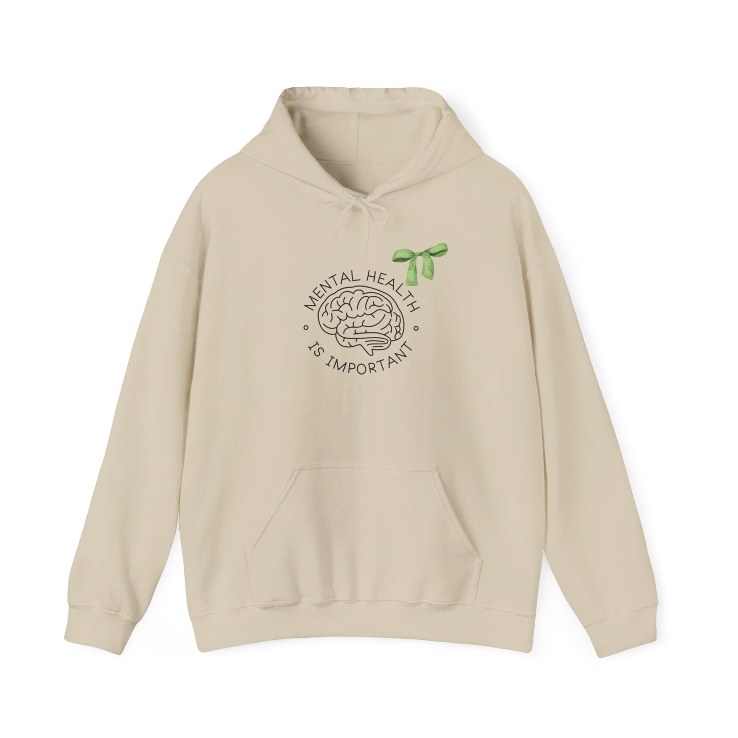 Stay cozy and warm with this Mental Health Is Important Hoodie.