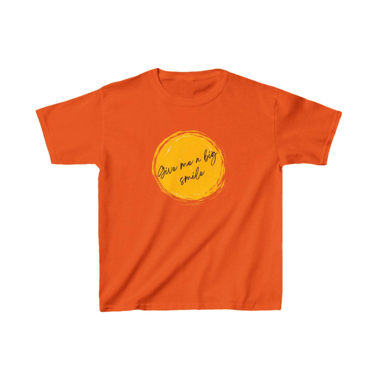 Kids Heavy Cotton™ Tee ***Give Me A Big Smile***